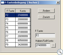 Maske F-Tastenbelegung